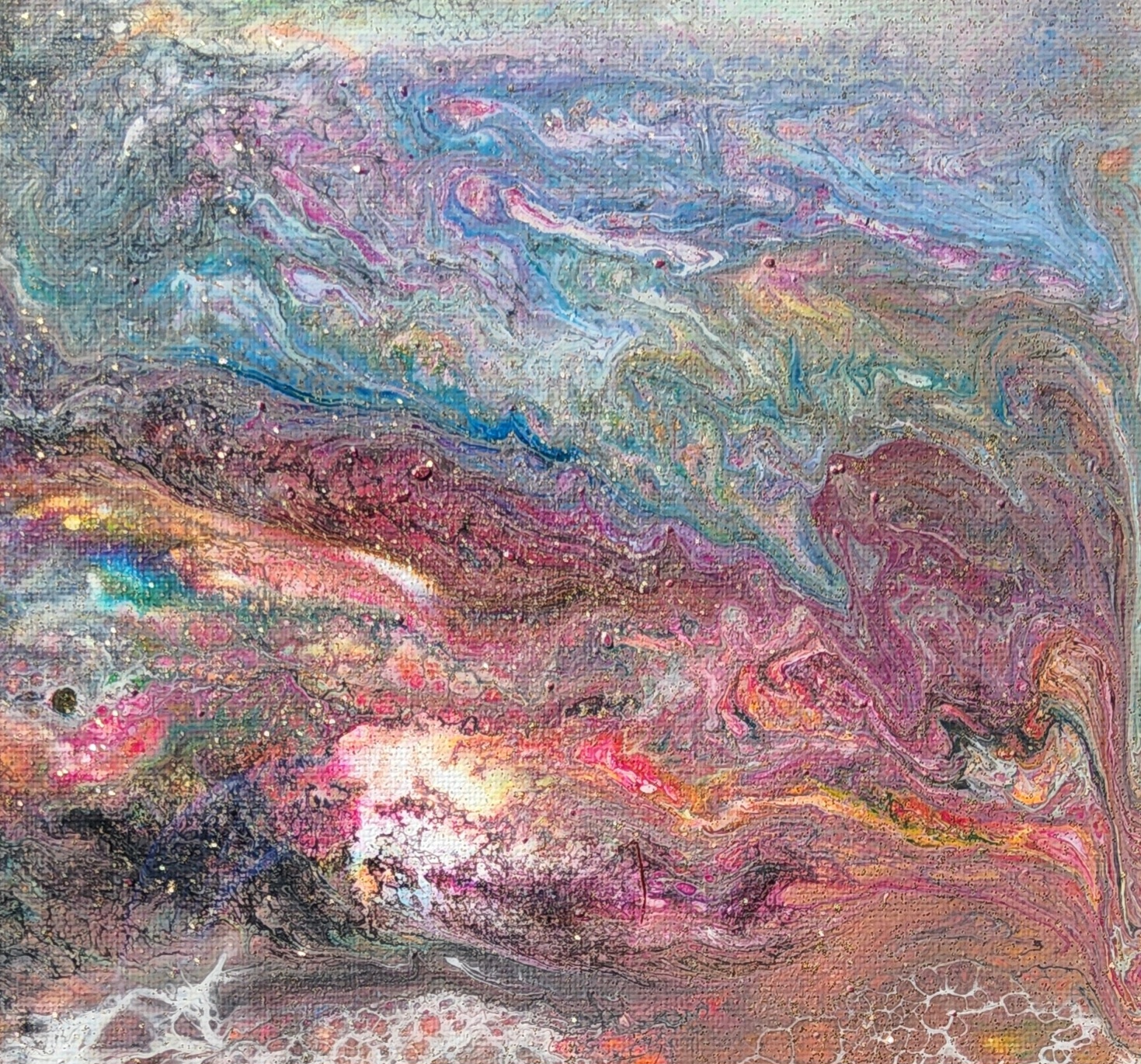 TABLEAU ABSTRAIT COLLECTION BOREALE 3 - N° 29