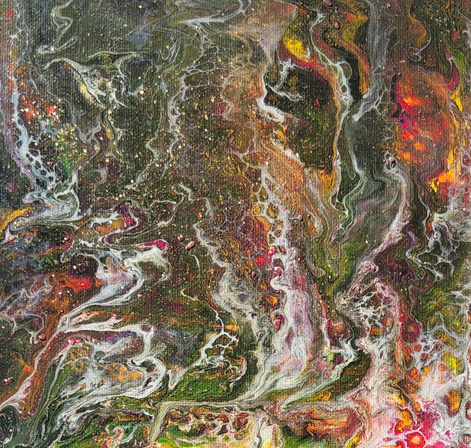 TABLEAU ABSTRAIT COLLECTION BOREALE 3 -N°27