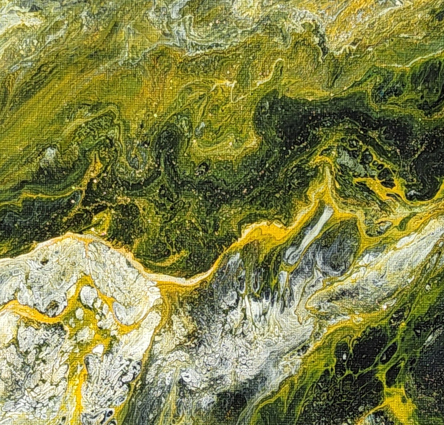 TABLEAU ABSTRAIT COLLECTION BOREALE 1 - N°7