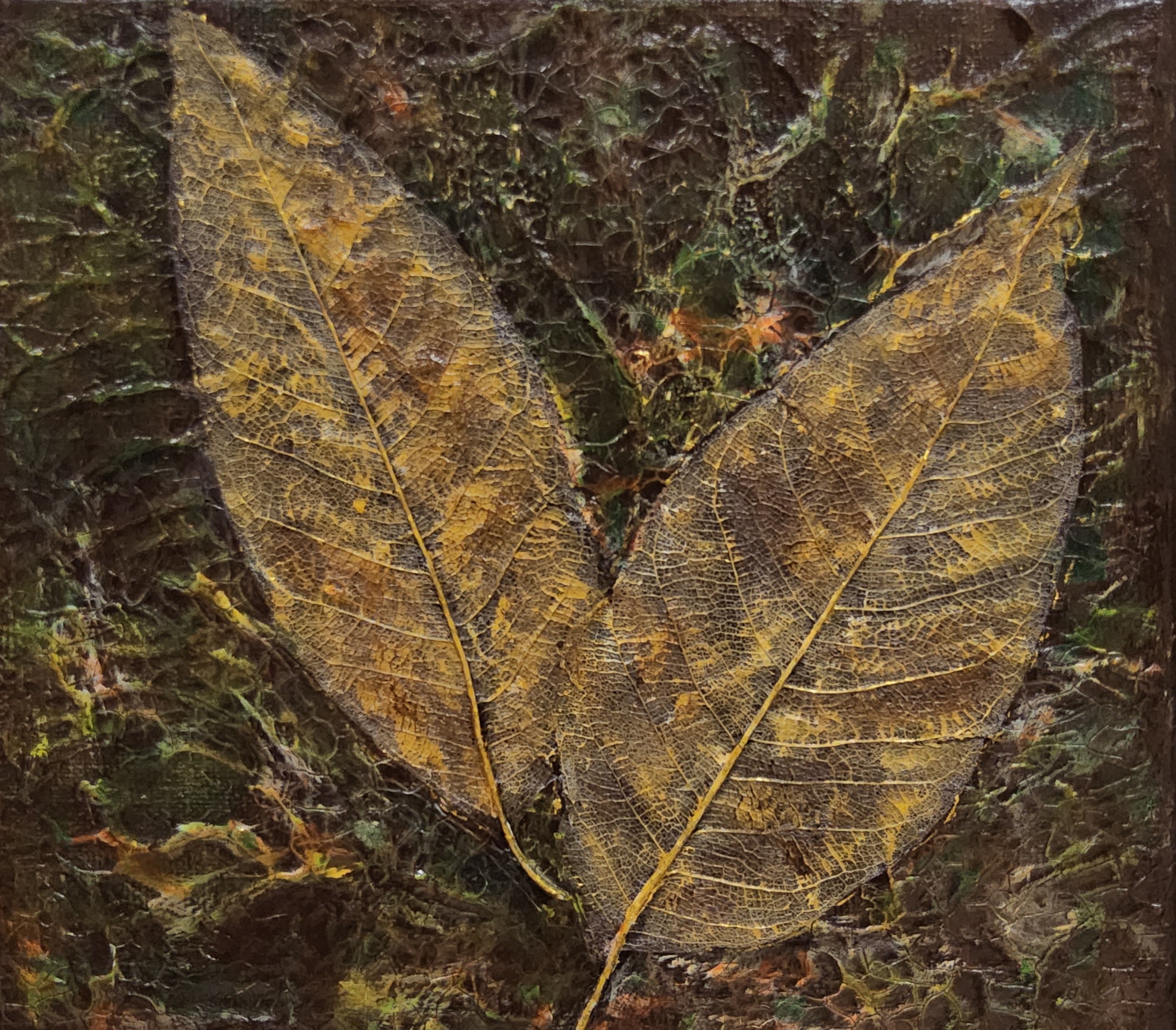 TABLEAU COLLECTION SAFARI - FEUILLES 005